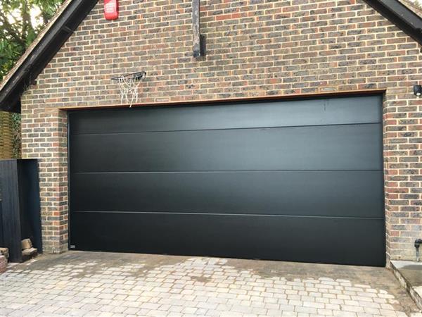 Matt Black sectional door special